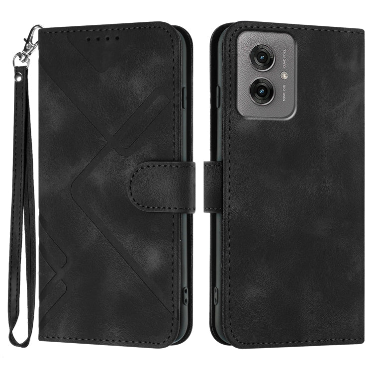 Line Pattern Skin Feel Leather Phone Case, Series 2 My Store