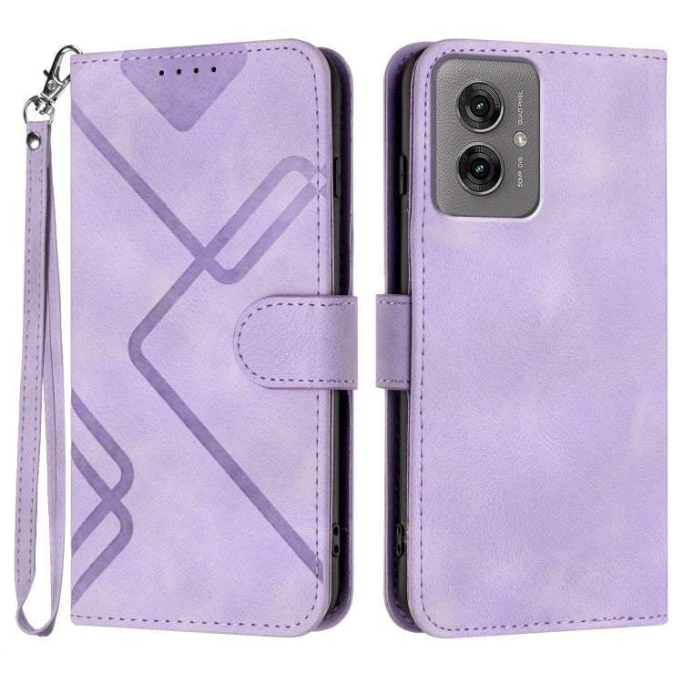 Line Pattern Skin Feel Leather Phone Case, Series 2 My Store