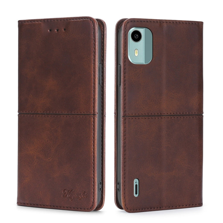 Cow Texture Magnetic Leather Phone Case My Store