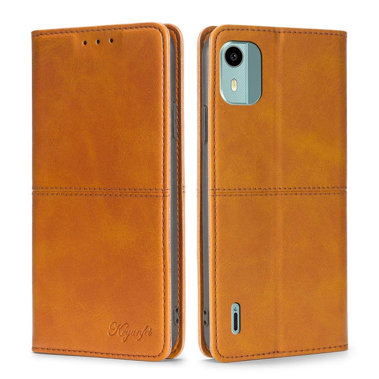 Cow Texture Magnetic Leather Phone Case