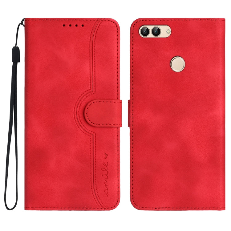 Heart Pattern Skin Feel Leather Phone Case