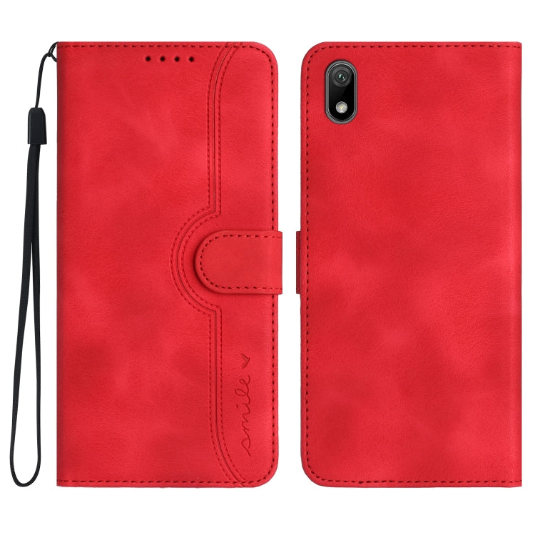 Heart Pattern Skin Feel Leather Phone Case My Store