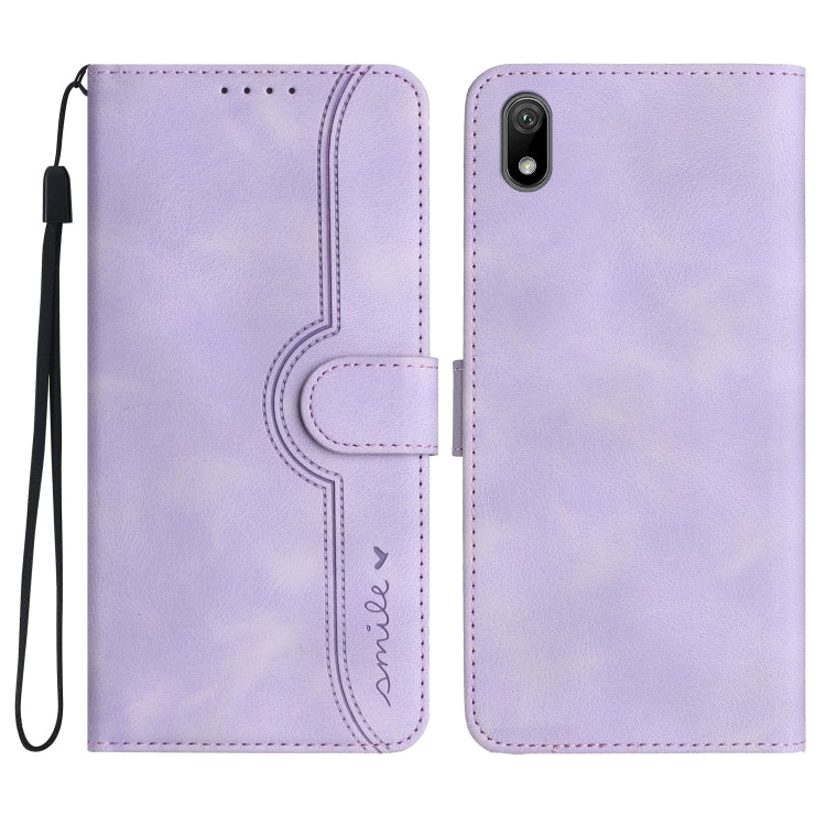 Heart Pattern Skin Feel Leather Phone Case