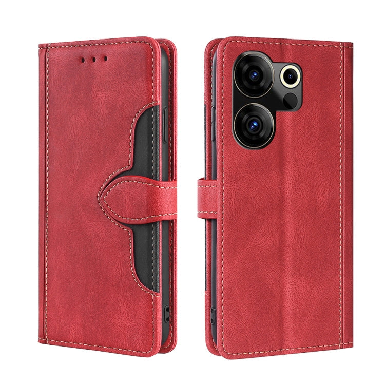 Skin Feel Magnetic Buckle Leather Phone Case