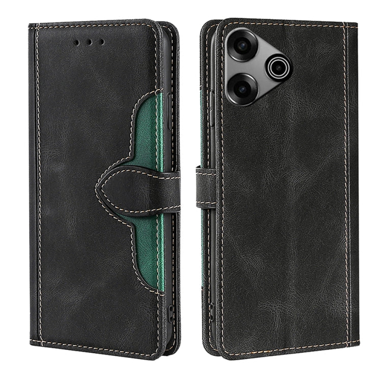 Skin Feel Magnetic Buckle Leather Phone Case