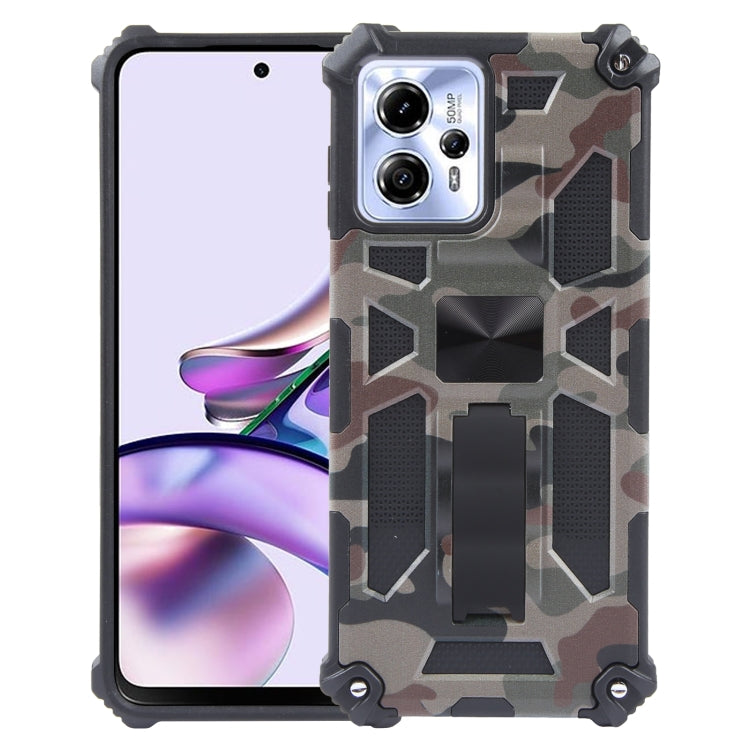 Camouflage Armor Kickstand TPU + PC Magnetic Phone Case My Store