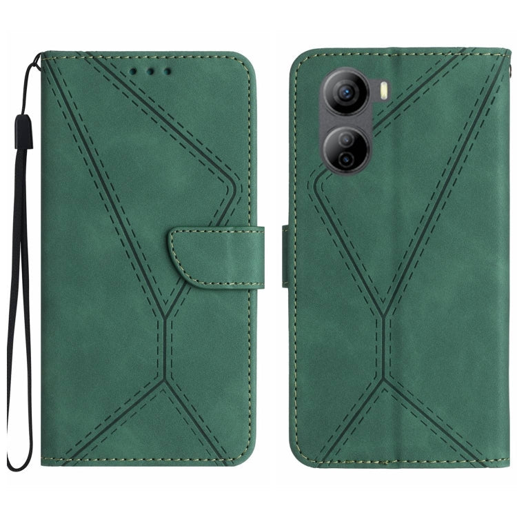 Stitching Embossed Leather Phone Case My Store