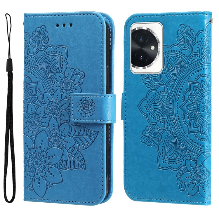 Seven-petal Flowers Embossing Leather Phone Case, Series 3