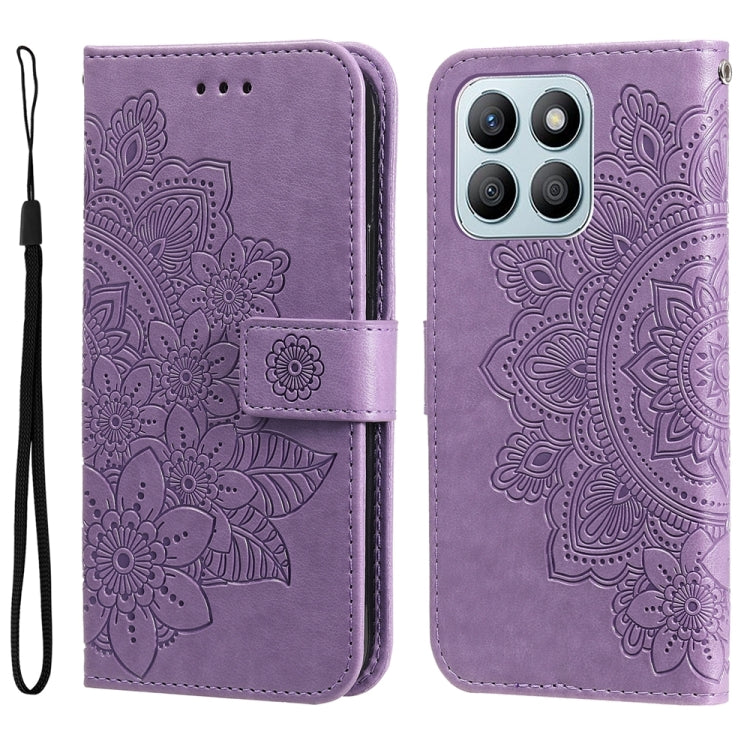 Seven-petal Flowers Embossing Leather Phone Case, Series 3 My Store