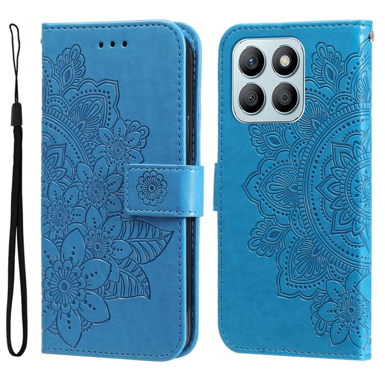 Seven-petal Flowers Embossing Leather Phone Case, Series 3 My Store