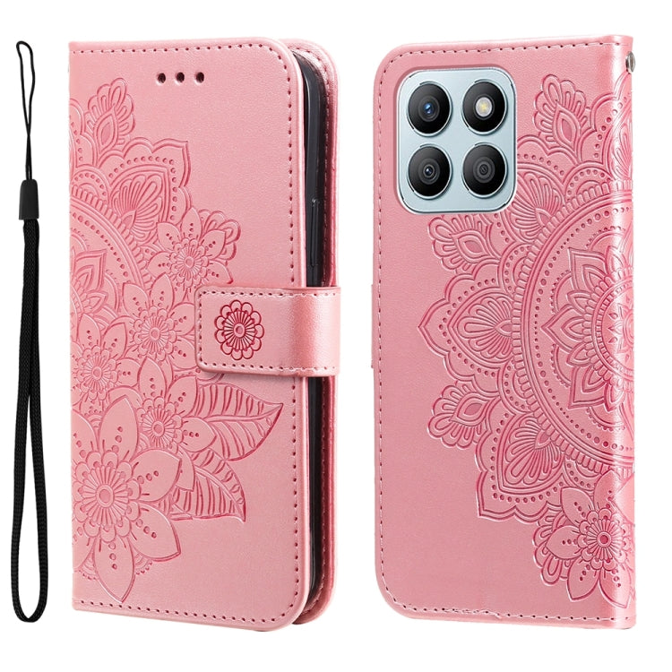 Seven-petal Flowers Embossing Leather Phone Case, Series 3 My Store