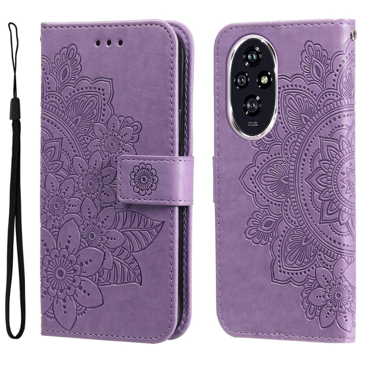 Seven-petal Flowers Embossing Leather Phone Case, Series 1 My Store