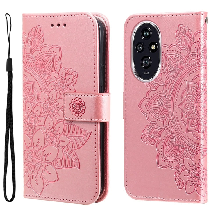 Seven-petal Flowers Embossing Leather Phone Case, Series 1 My Store