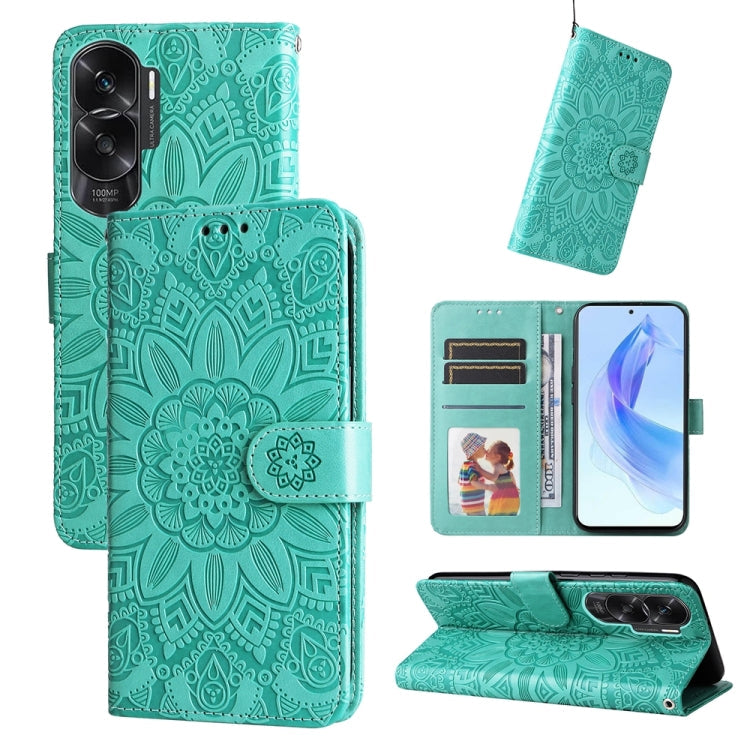 Embossed Sunflower Leather Phone Case, Series 1 My Store