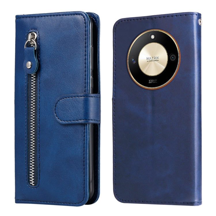 Calf Texture Zipper Leather Phone Case