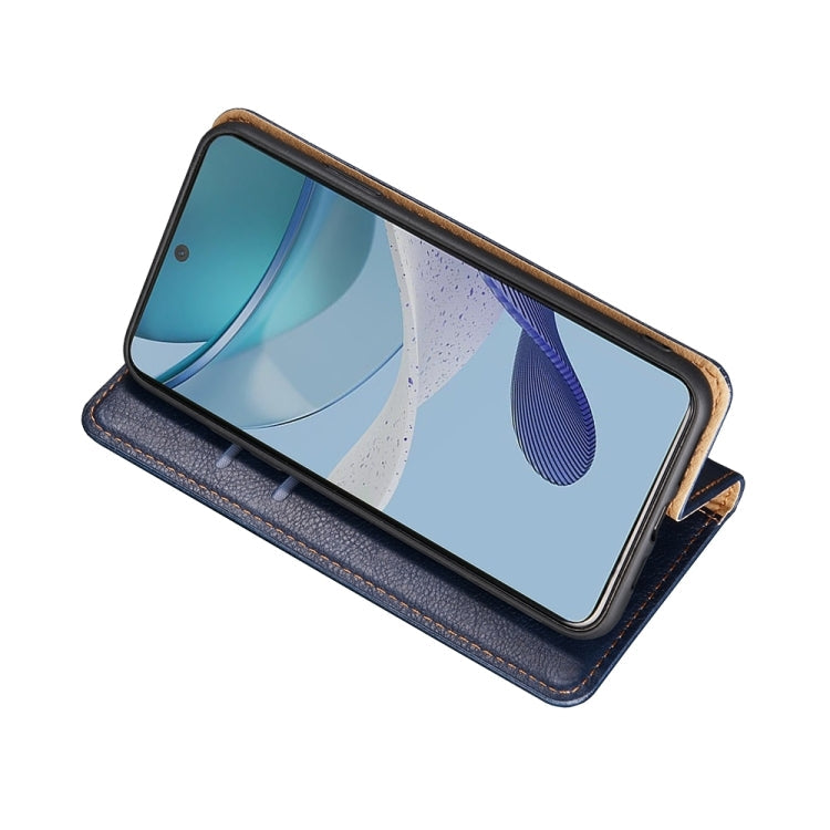 Gloss Oil Solid Color Magnetic Leather Phone Case