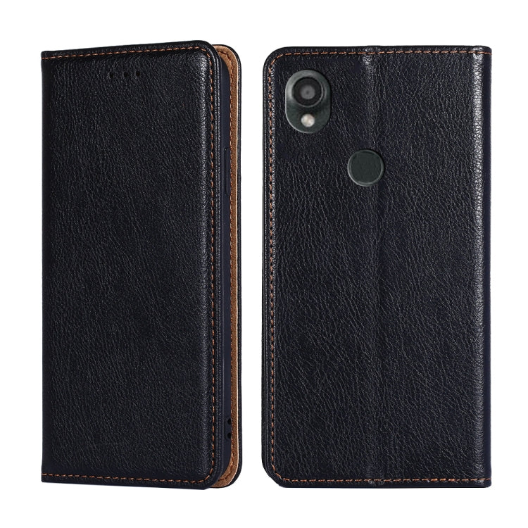 Gloss Oil Solid Color Magnetic Leather Phone Case My Store