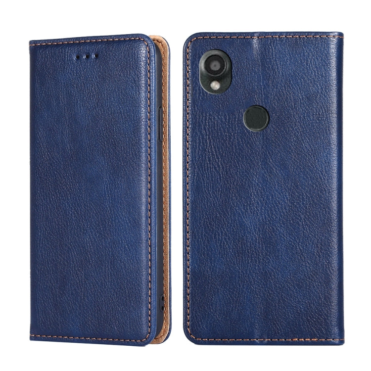 Gloss Oil Solid Color Magnetic Leather Phone Case My Store