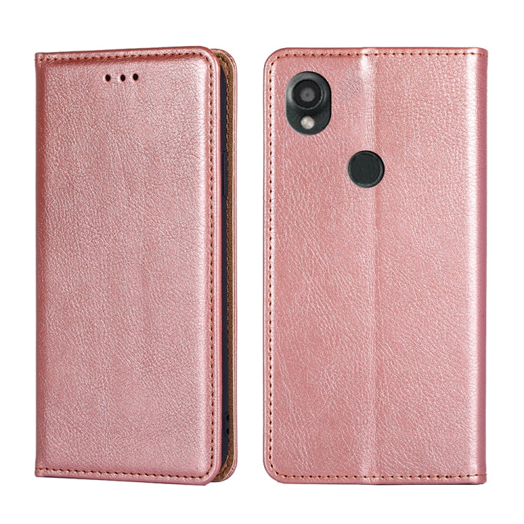 Gloss Oil Solid Color Magnetic Leather Phone Case My Store