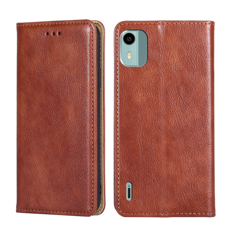 Gloss Oil Solid Color Magnetic Leather Phone Case, Series 1