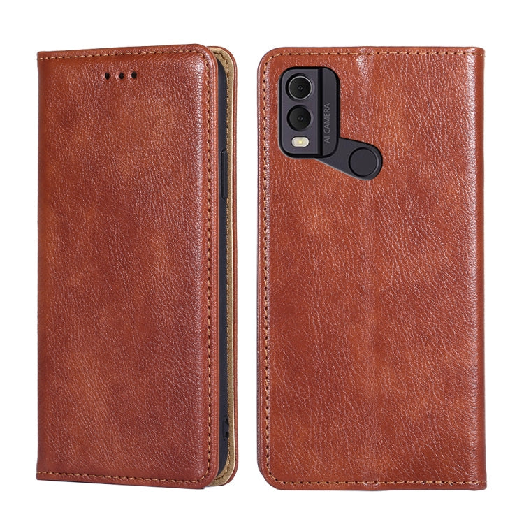 Gloss Oil Solid Color Magnetic Leather Phone Case, Series 1