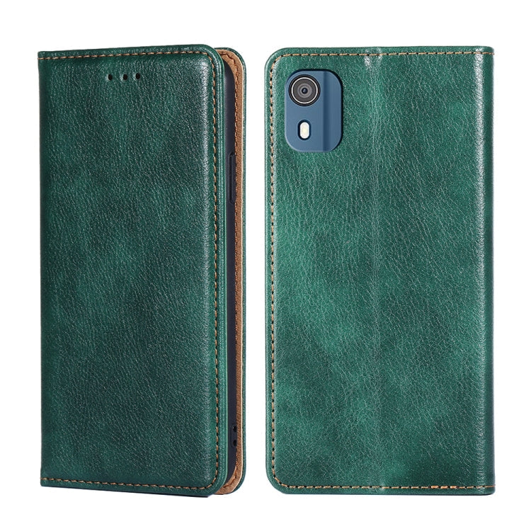 Gloss Oil Solid Color Magnetic Leather Phone Case, Series 1