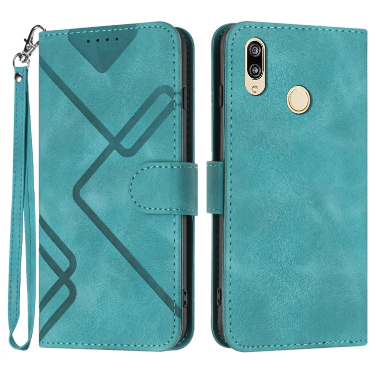 Line Pattern Skin Feel Leather Phone Case, Series 3 My Store