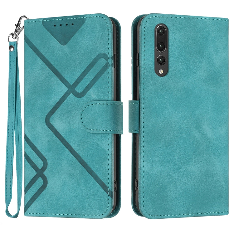 Line Pattern Skin Feel Leather Phone Case, Series 2 My Store