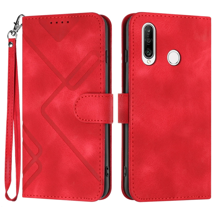 Line Pattern Skin Feel Leather Phone Case, Series 3 My Store