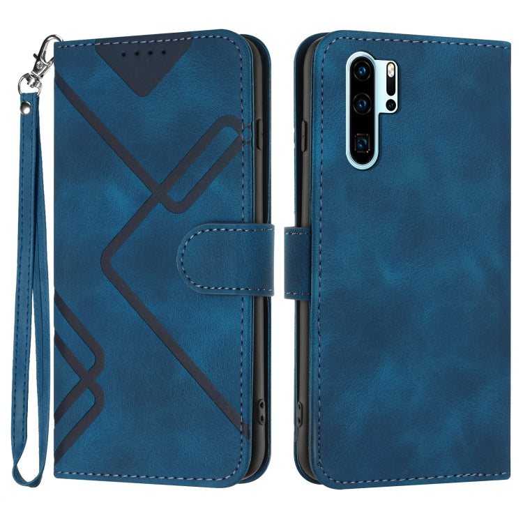 Line Pattern Skin Feel Leather Phone Case, Series 2 My Store