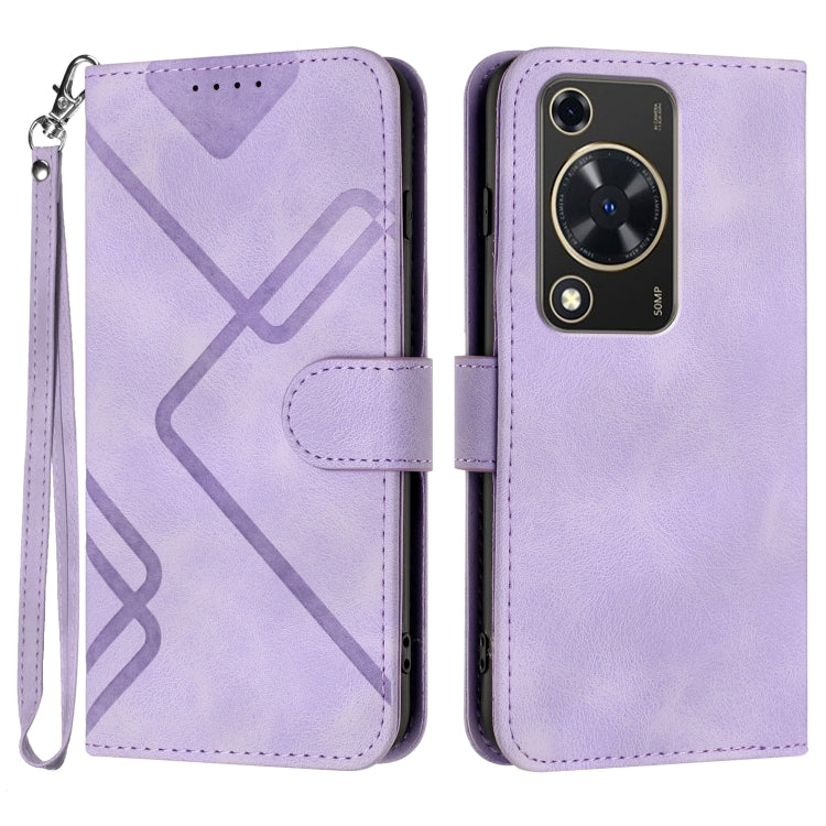 Line Pattern Skin Feel Leather Phone Case, Series 3 My Store