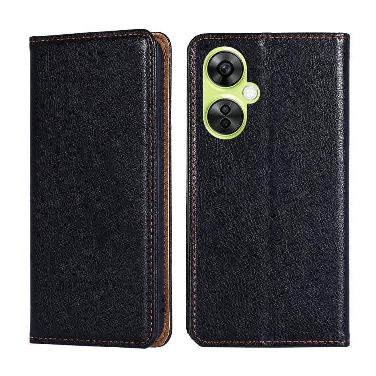 Gloss Oil Solid Color Magnetic Leather Phone Case