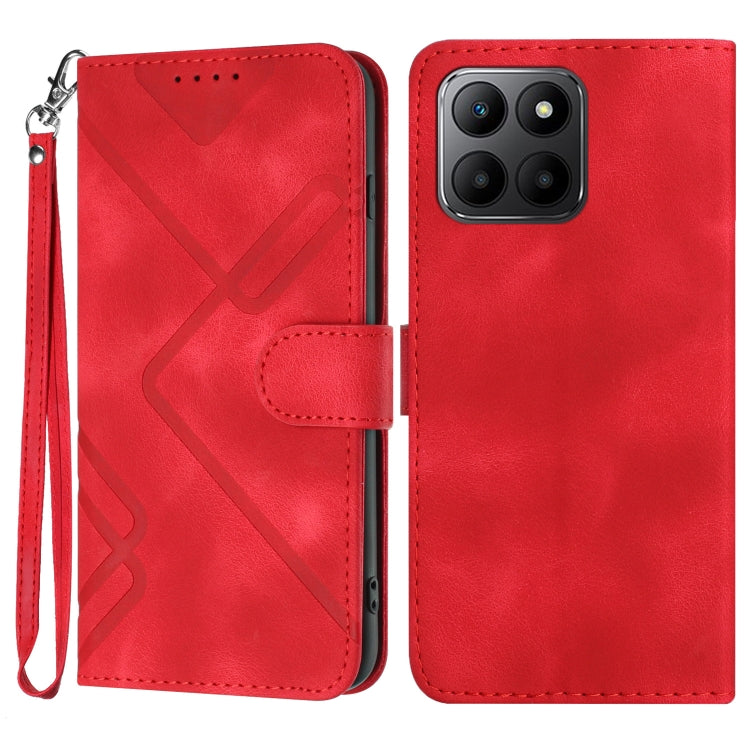 Line Pattern Skin Feel Leather Phone Case, Series 1 My Store