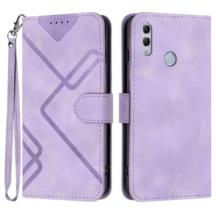 Line Pattern Skin Feel Leather Phone Case, Series 2 My Store