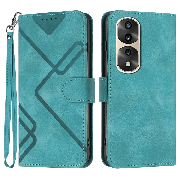 Line Pattern Skin Feel Leather Phone Case, Series 1 My Store