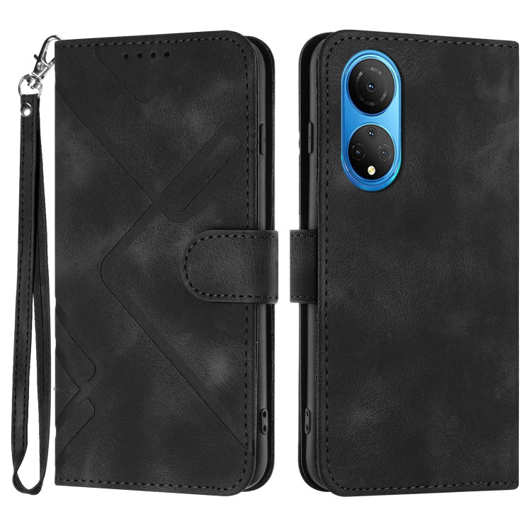 Line Pattern Skin Feel Leather Phone Case, Series 1 My Store