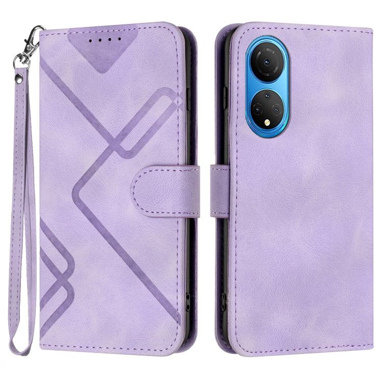 Line Pattern Skin Feel Leather Phone Case, Series 1 My Store