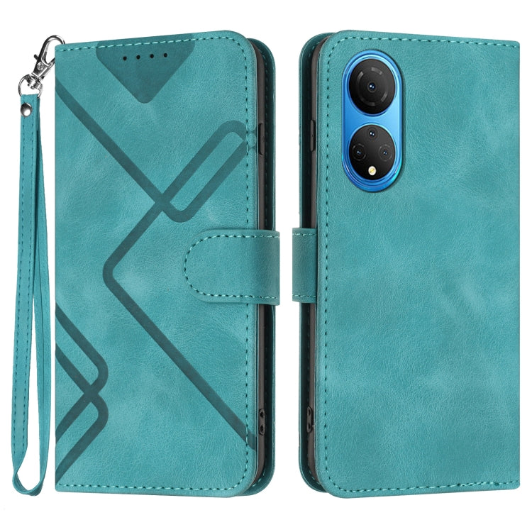 Line Pattern Skin Feel Leather Phone Case, Series 1