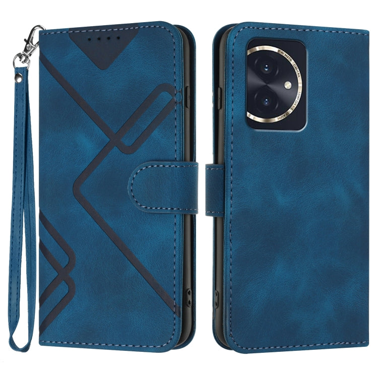 Line Pattern Skin Feel Leather Phone Case, Series 3 My Store