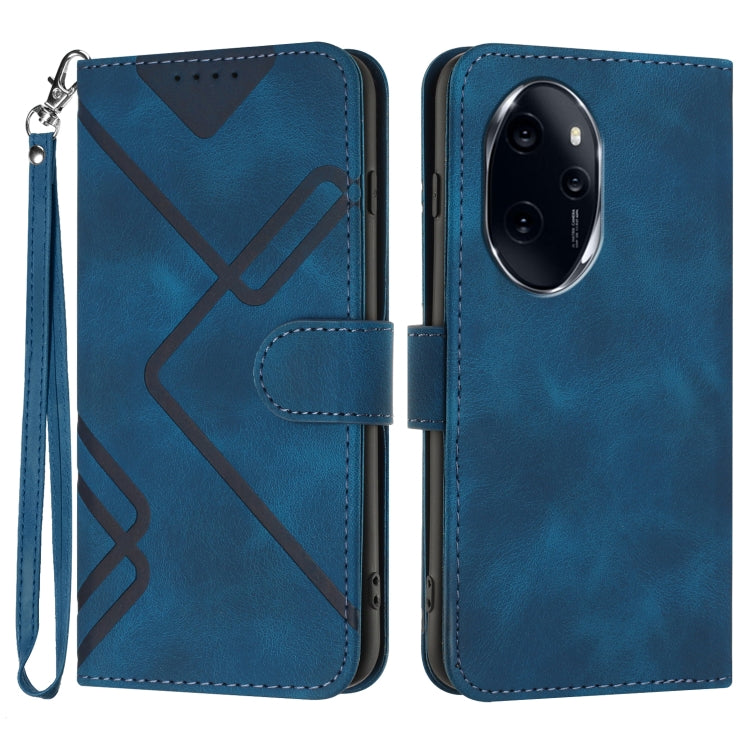 Line Pattern Skin Feel Leather Phone Case, Series 3 My Store