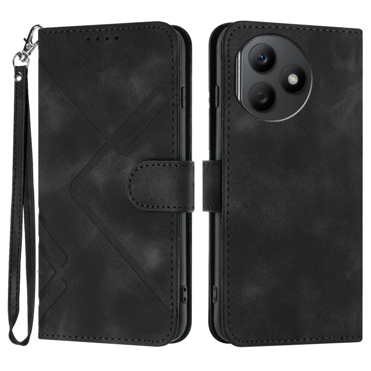 Line Pattern Skin Feel Leather Phone Case, Series 2 My Store