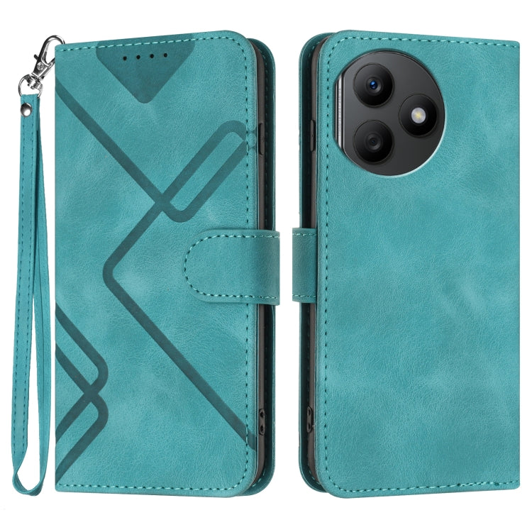 Line Pattern Skin Feel Leather Phone Case, Series 2 My Store