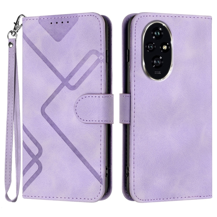 Line Pattern Skin Feel Leather Phone Case, Series 2 My Store