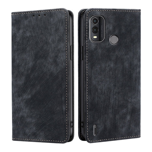 RFID Anti-theft Brush Magnetic Leather Phone Case