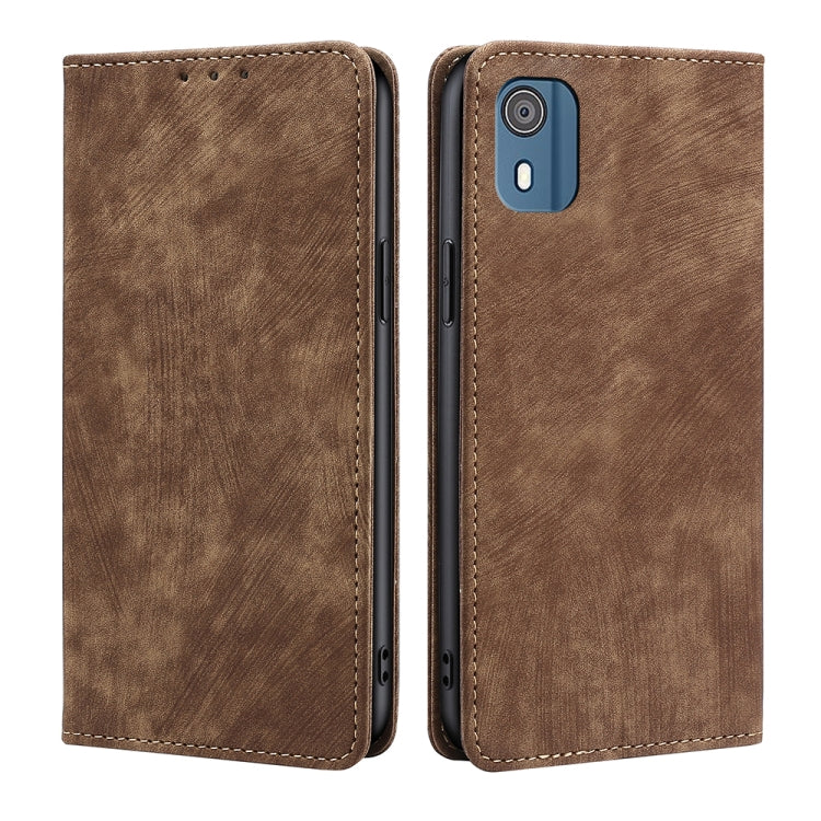 RFID Anti-theft Brush Magnetic Leather Phone Case My Store