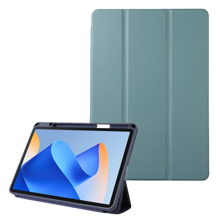 Solid Color 3-folding Leather Tablet Case My Store