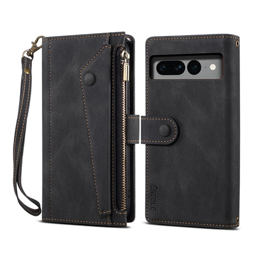 ESEBLE Retro Frosted RFID Flip Leather Phone Case