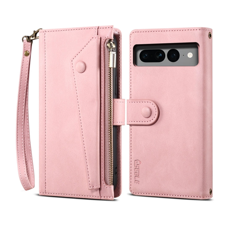 ESEBLE Retro Frosted RFID Flip Leather Phone Case