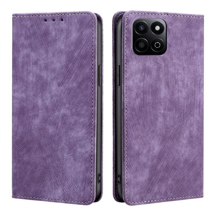 RFID Anti-theft Brush Magnetic Leather Phone Case