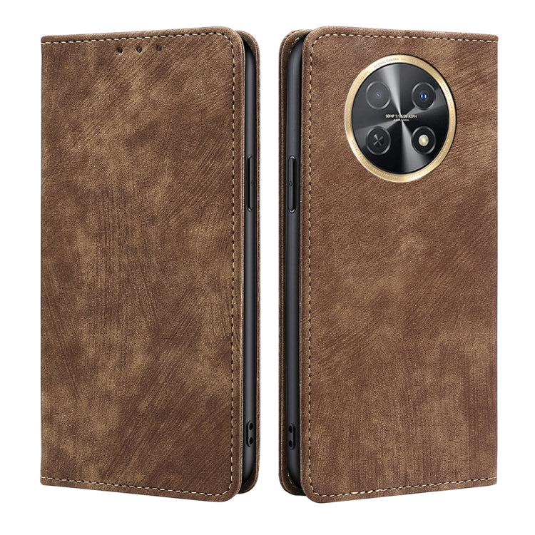 RFID Anti-theft Brush Magnetic Leather Phone Case, Series 1